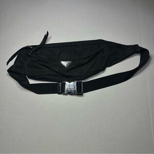 Prada Black Belt Waist Bag Cross Body Bag